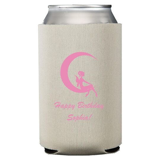 Fairy on the Moon Collapsible Koozies